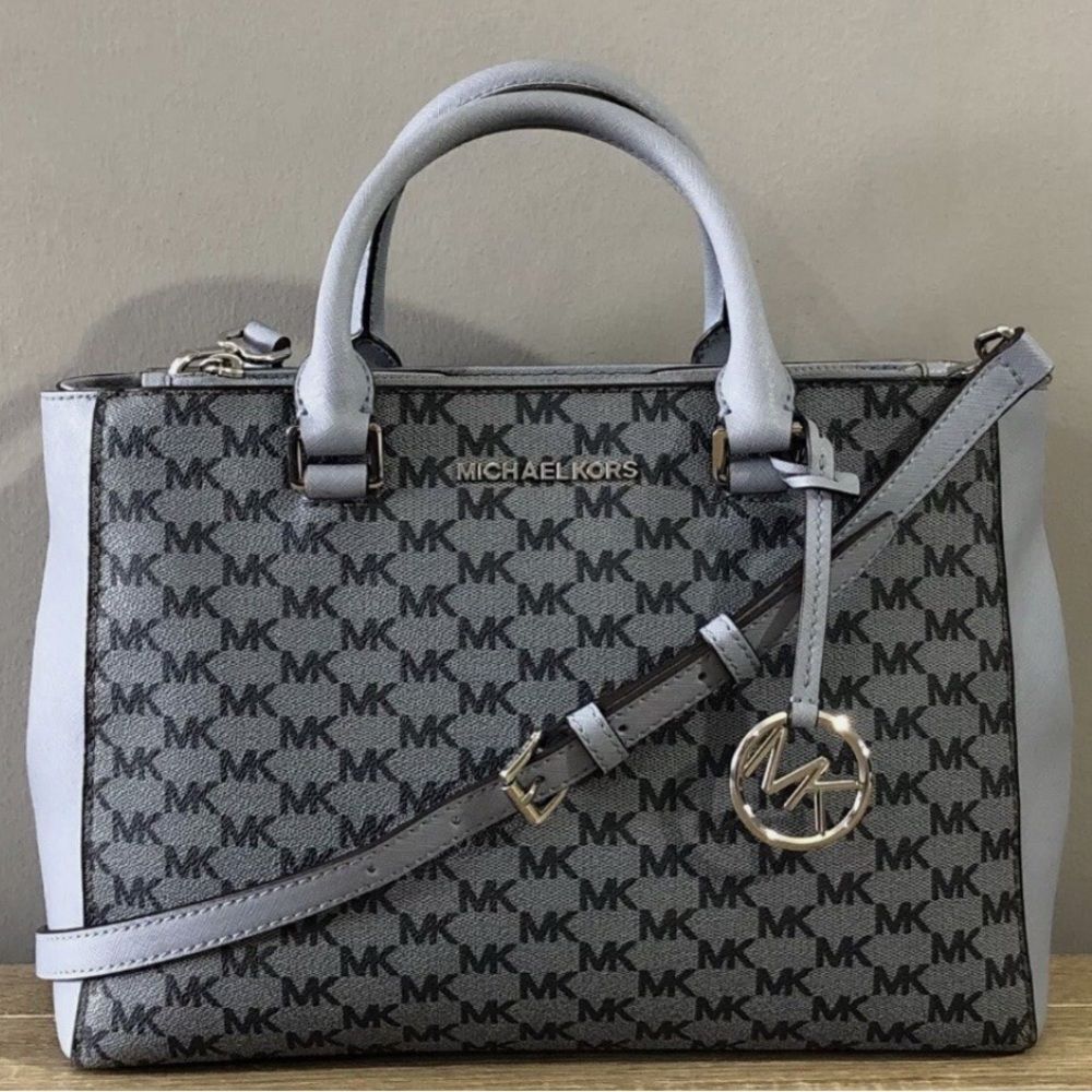 Michael Kors Kellen Black Satchel, Shoulder or Crossbody Excellent Used Cond.